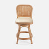 Tatum Upholstered Swivel Counter Stool