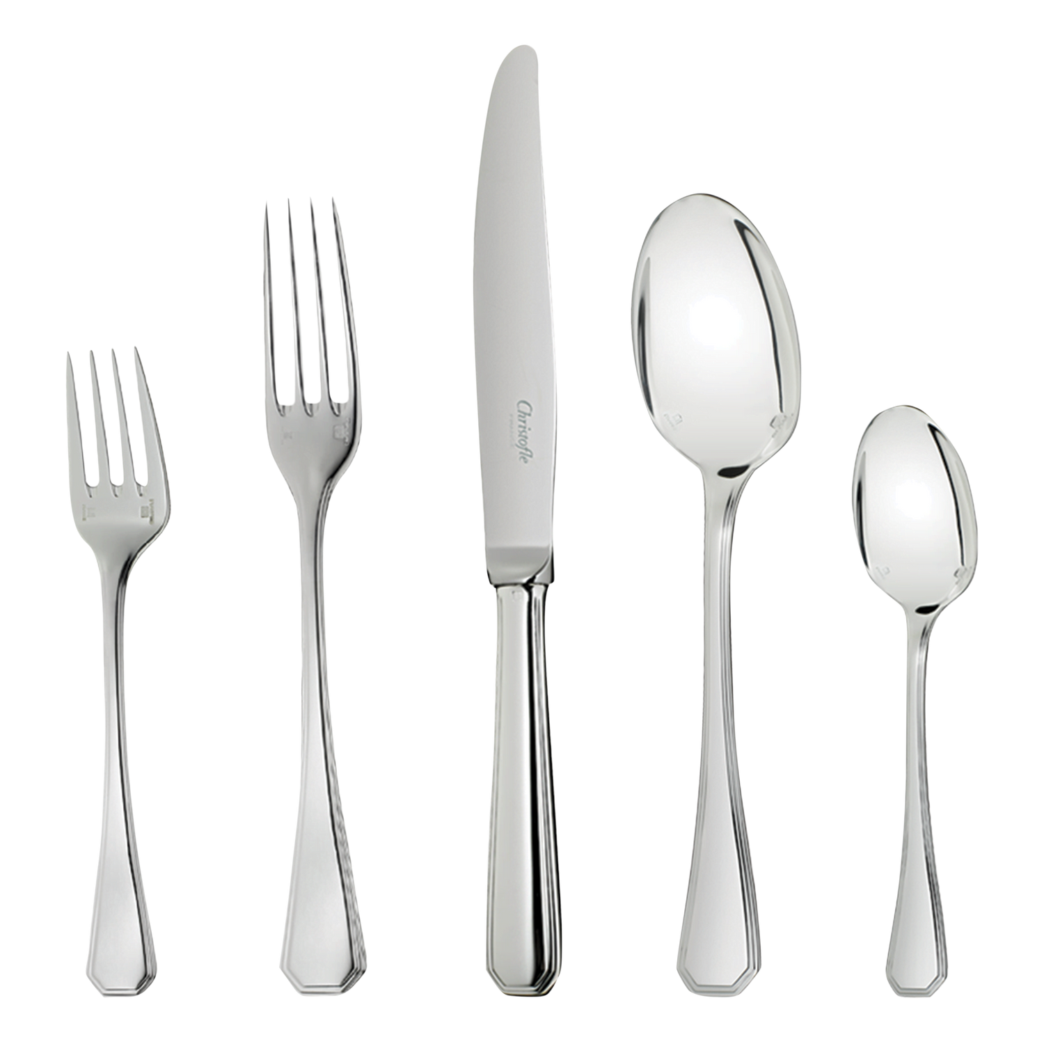 Christofle America Silver Plated Cutlery Set