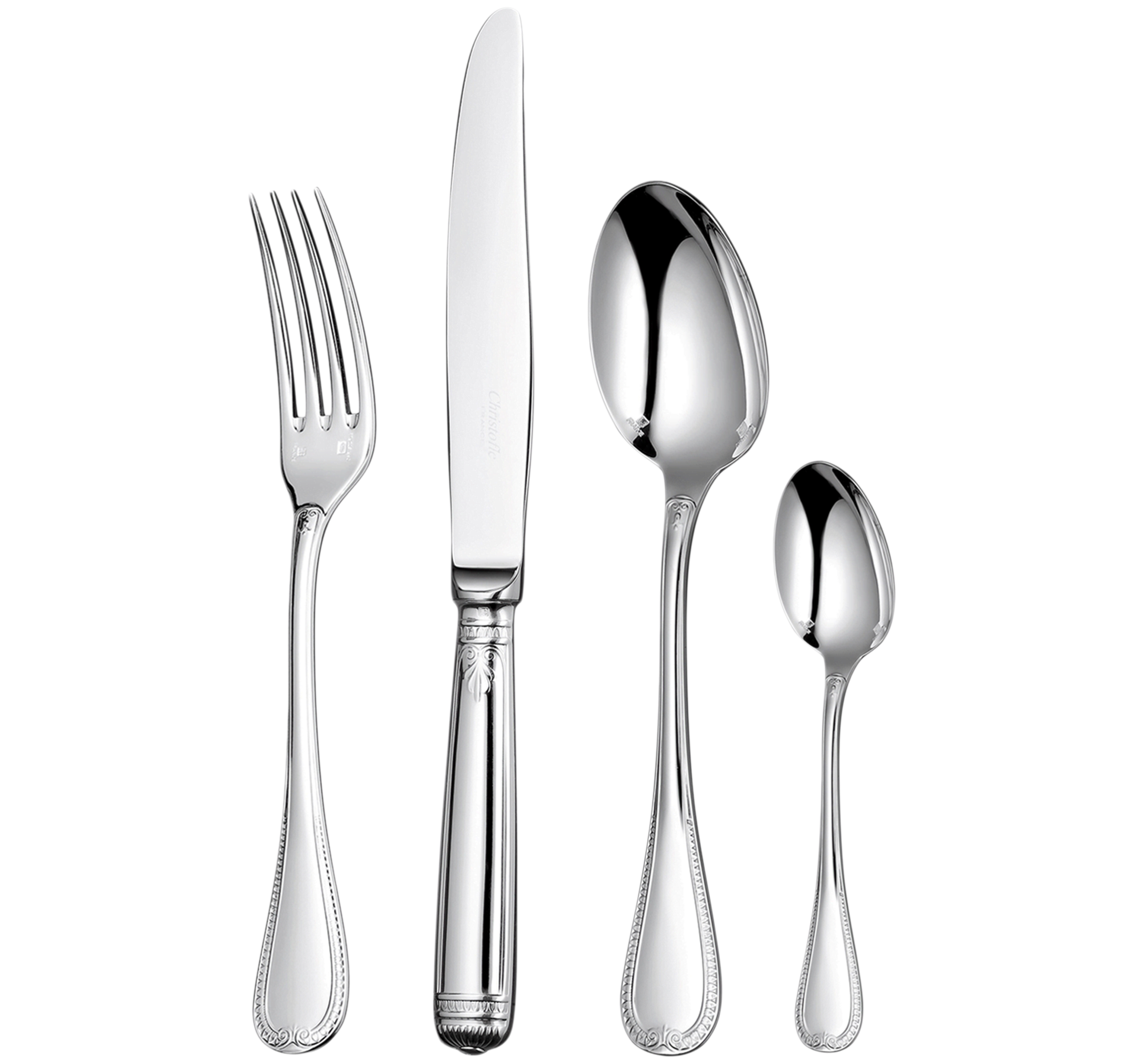 Christofle Malmaison Silver Plated Cutlery Set