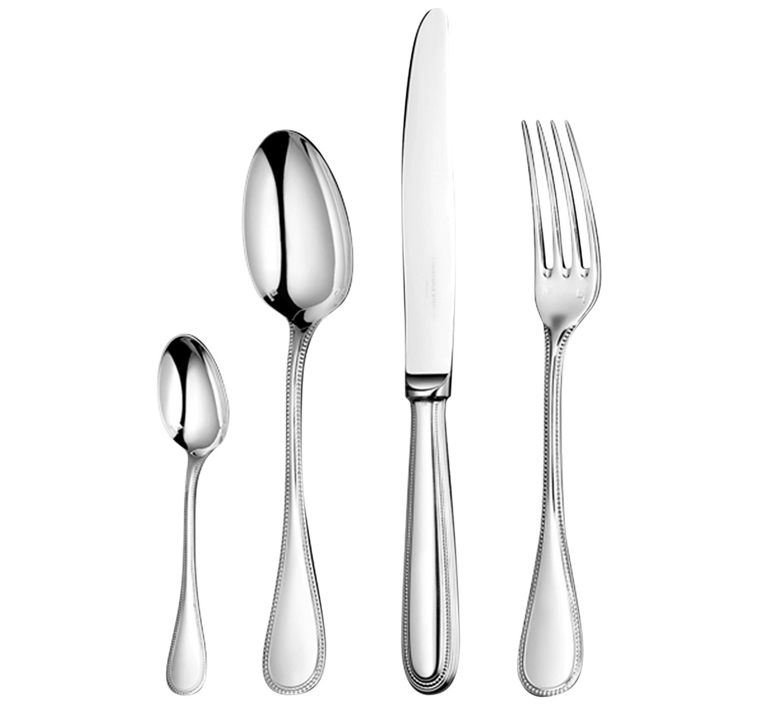 Christofle Perles Silver Plated Cutlery Set