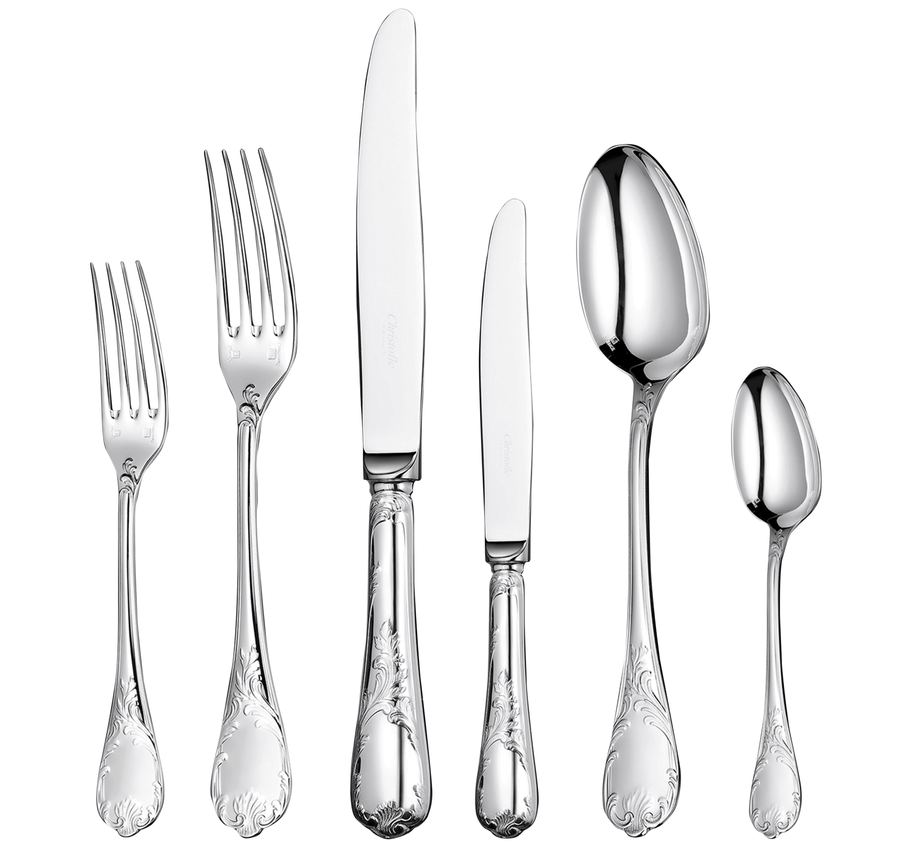 Christofle Marly Silver Plated Cutlery Set