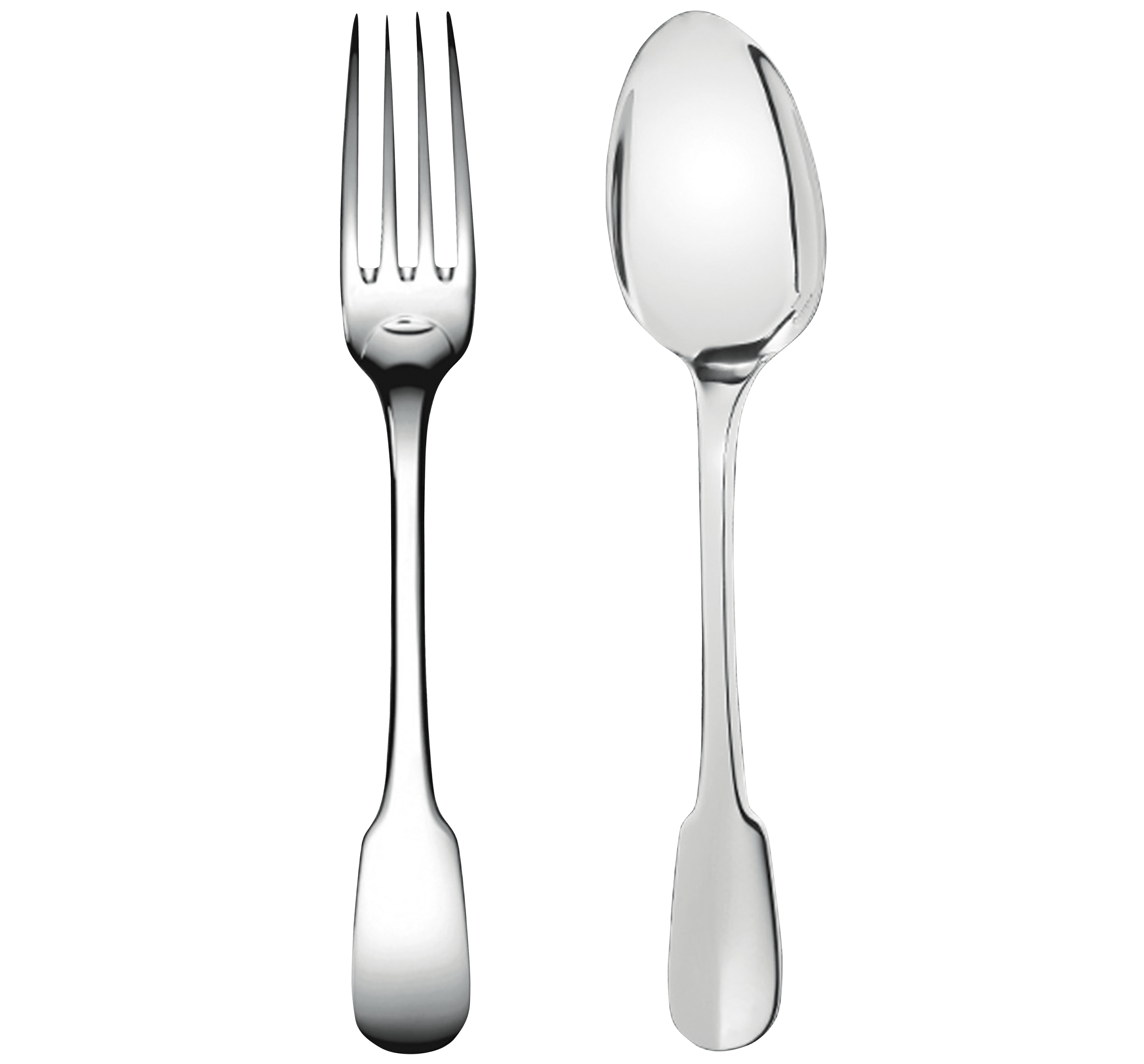Christofle Cluny Silver Plated 2-Piece Cutlery Set For Children