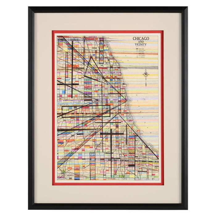 John Richard Colorful Maps II Wall Art