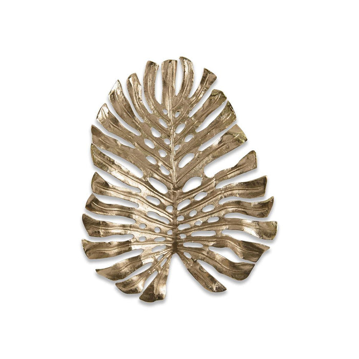 John Richard Gilded Palm Leaf Sculpture II Wall Art