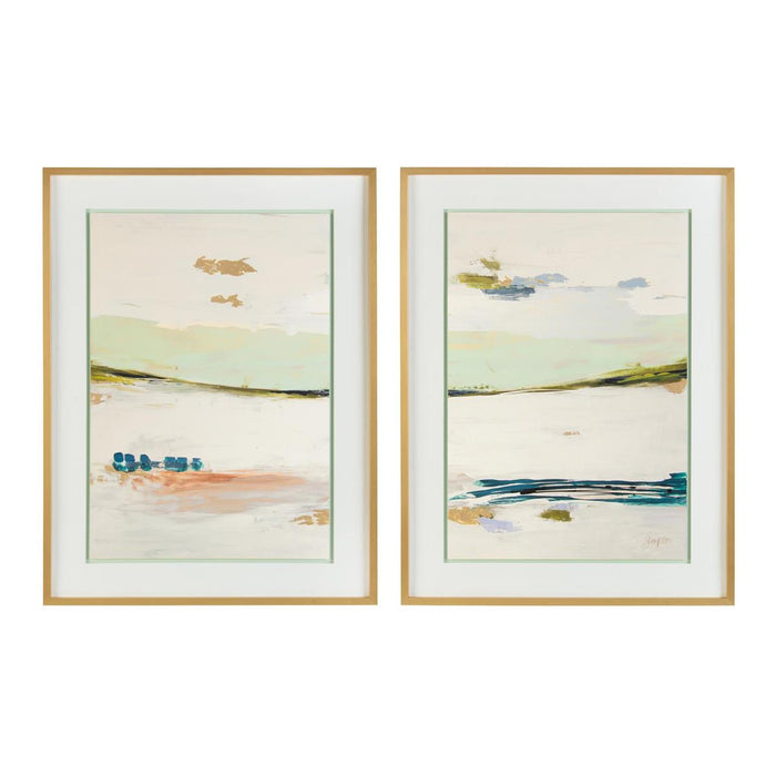 John Richard Jennifer Poe's Breath of Fresh Air Diptych Wall Art