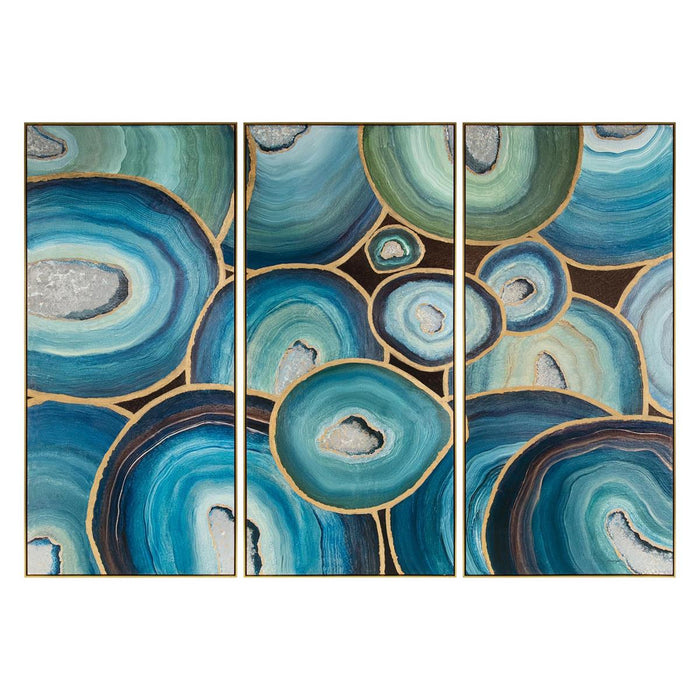 John Richard Shaye Rawson's Geodes, Set of Three Wall Art