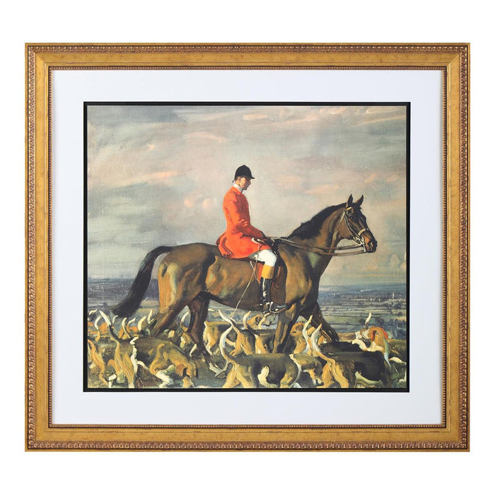 John Richard Major T. Boucch and the Belvoir Hounds by Sir Alfred Munning Wall Art