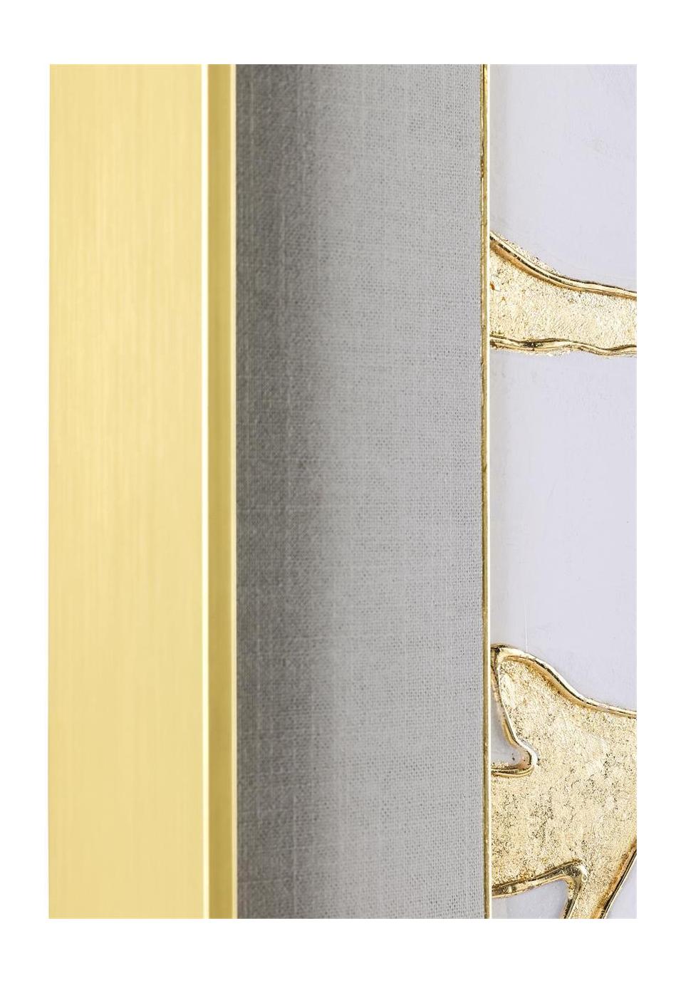 John Richard Decor Annie Warrens Golden Gilt Bloom II