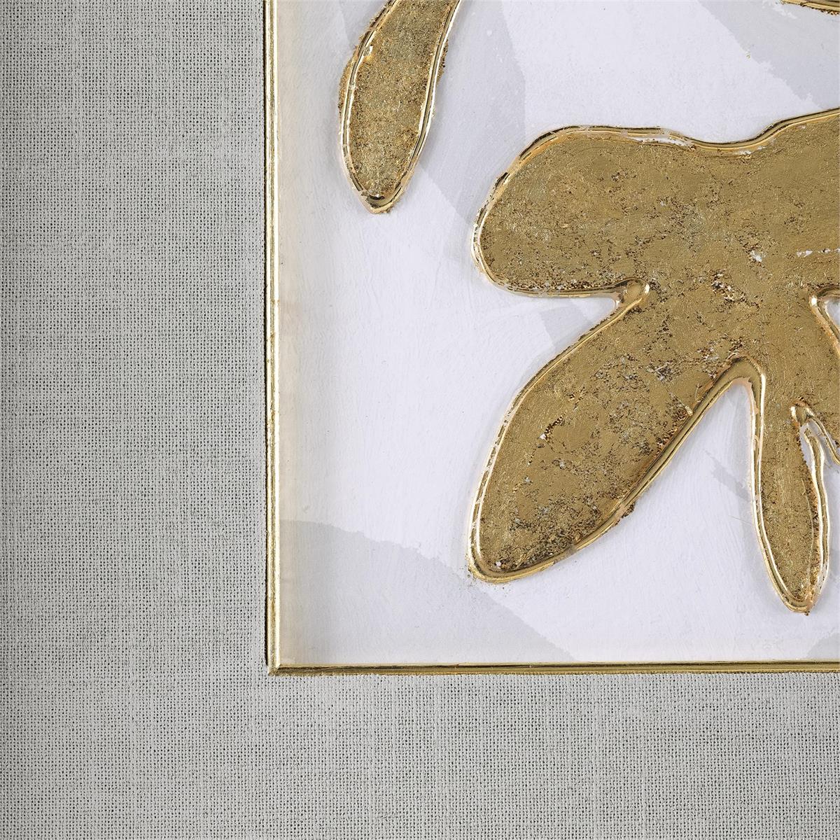 John Richard Decor Annie Warrens Golden Gilt Bloom II