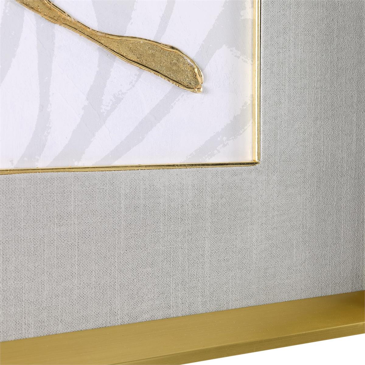 John Richard Decor Annie Warrens Golden Gilt Bloom II