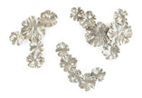 John Richard Decor Petal Cluster Wall Art, Set of 3 Nickel