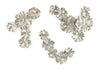 John Richard Decor Petal Cluster Wall Art, Set of 3 Nickel