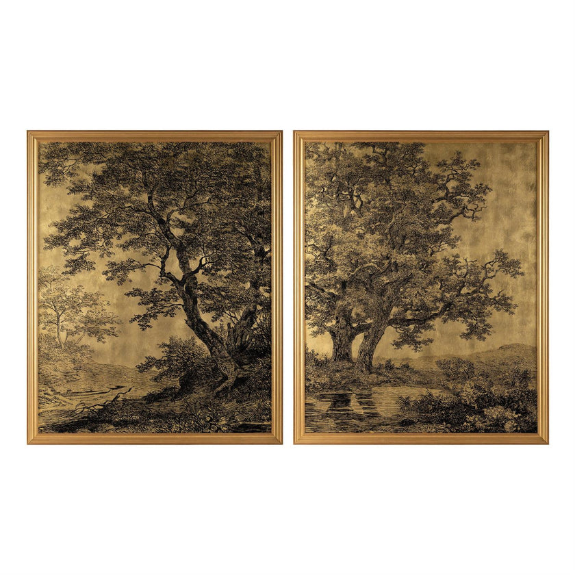John Richard Grand Oaks Gold, Set of 2