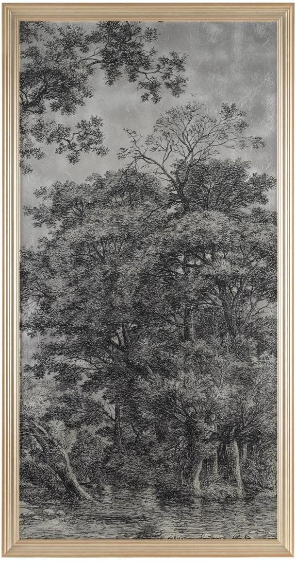 John Richard Decor Maria Mendez's Silver Landscape II