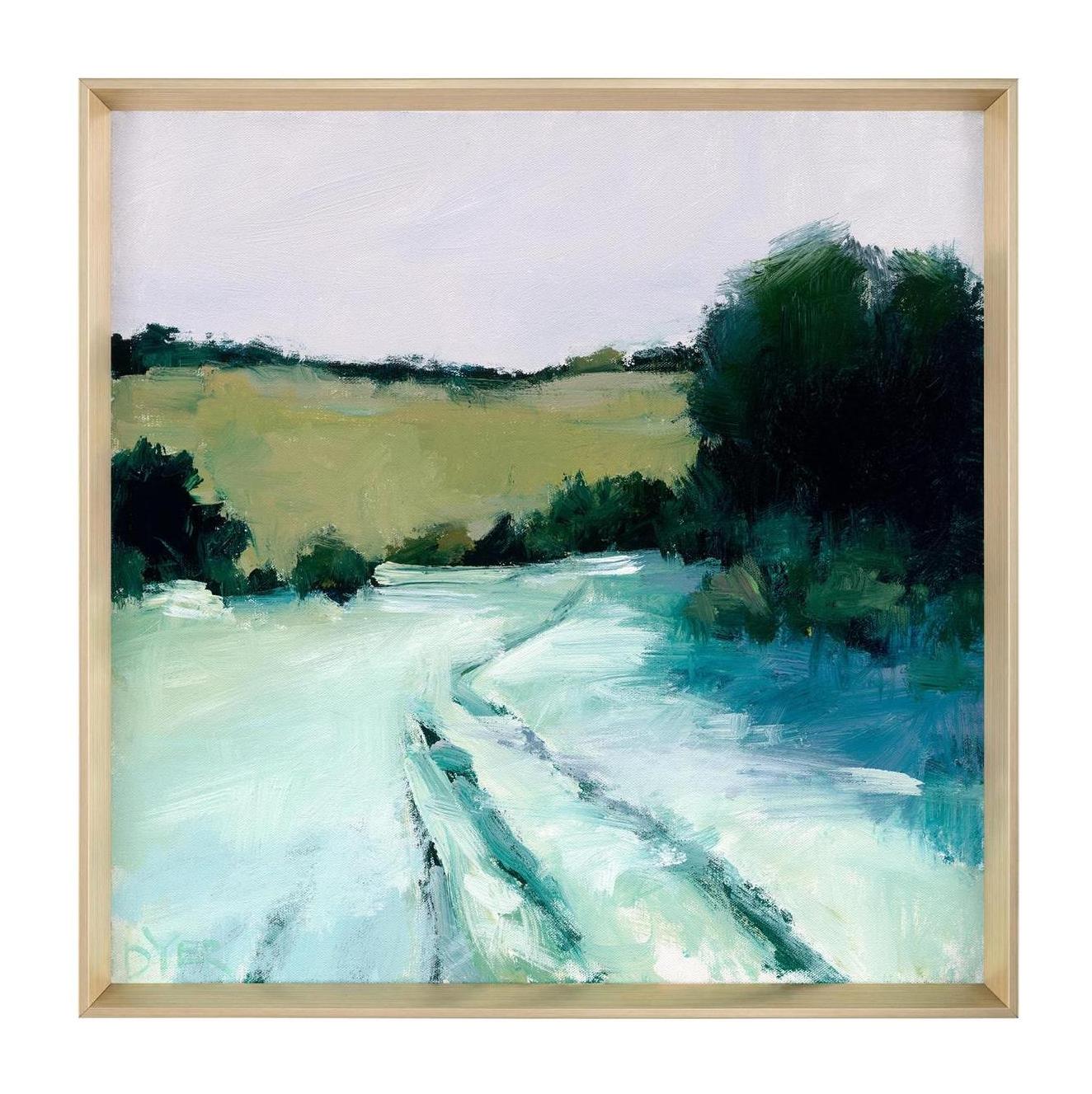 John Richard Decor Janet Dyer's Tracks in the Snow