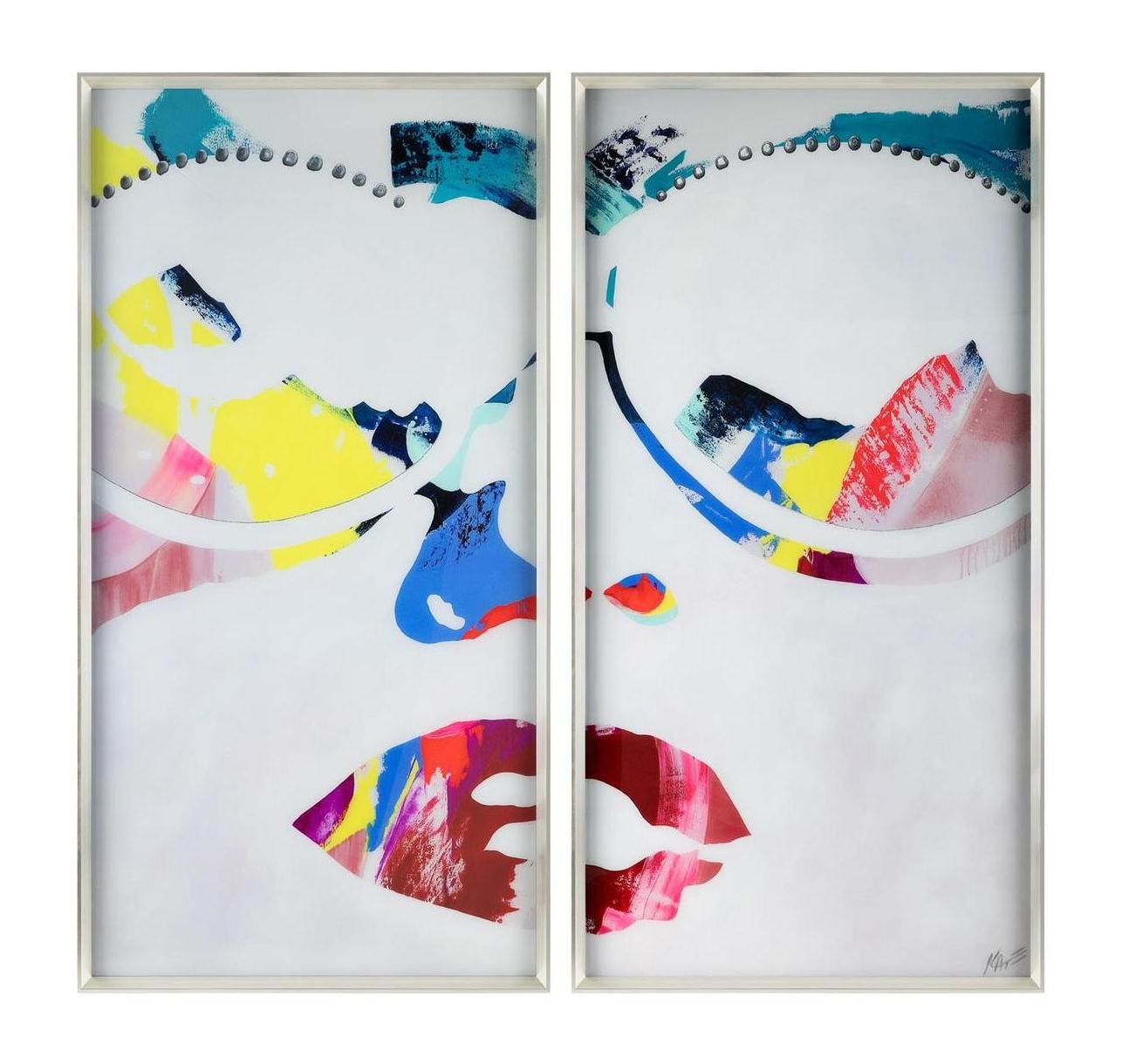 John Richard Decor Kate DeOssie's Iconic, Set of 2