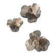 John Richard Golden Camellia Wall Art, Set of 3