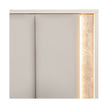 Michael Amini Pavira Bed with LED Lights - Stone