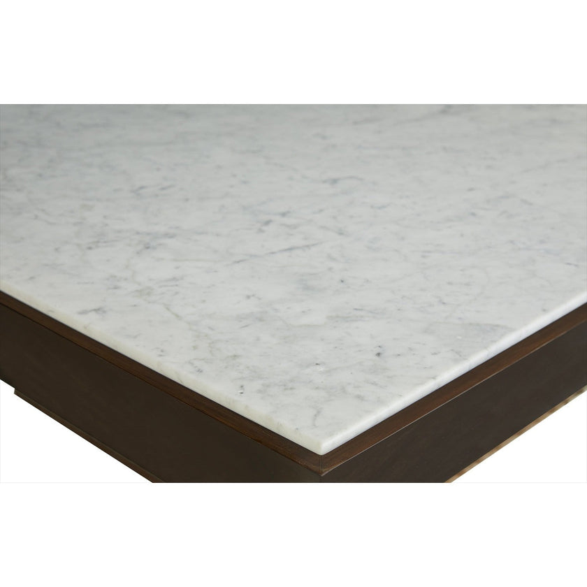 Century Furniture Compositions Cocktail Table with Marble Top
