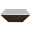 Century Furniture Compositions Cocktail Table with Marble Top