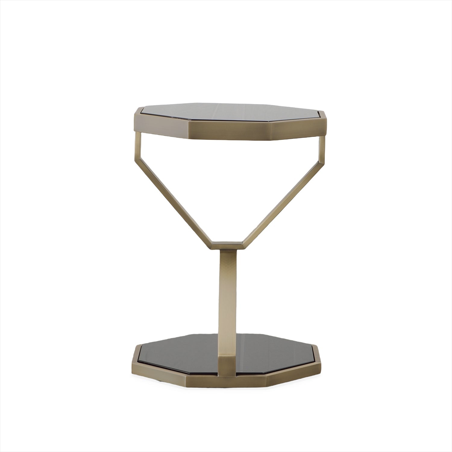 Century Furniture Compositions Drinks Table with Glass Top