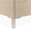 Michael Amini Lotus Bay Panel Bed with LED Lights - Sand