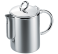 Christofle Vertigo Silver Plated 6-Cup Hot Beverage Jug 0.75 L