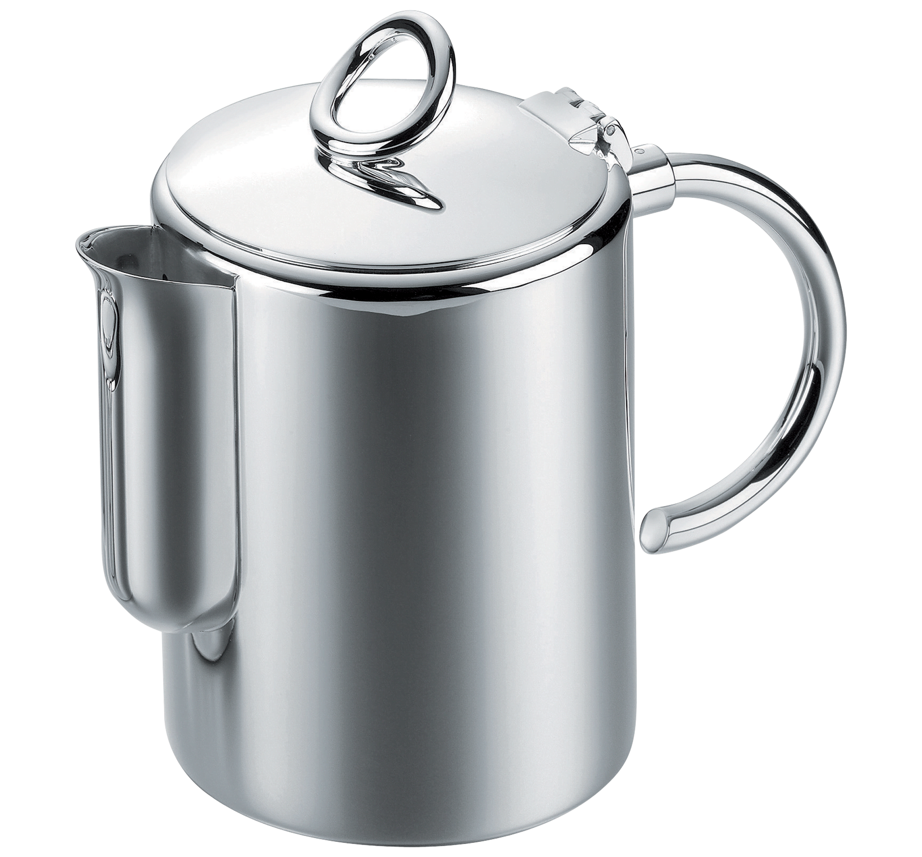 Christofle Vertigo Silver Plated 6-Cup Hot Beverage Jug 0.75 L