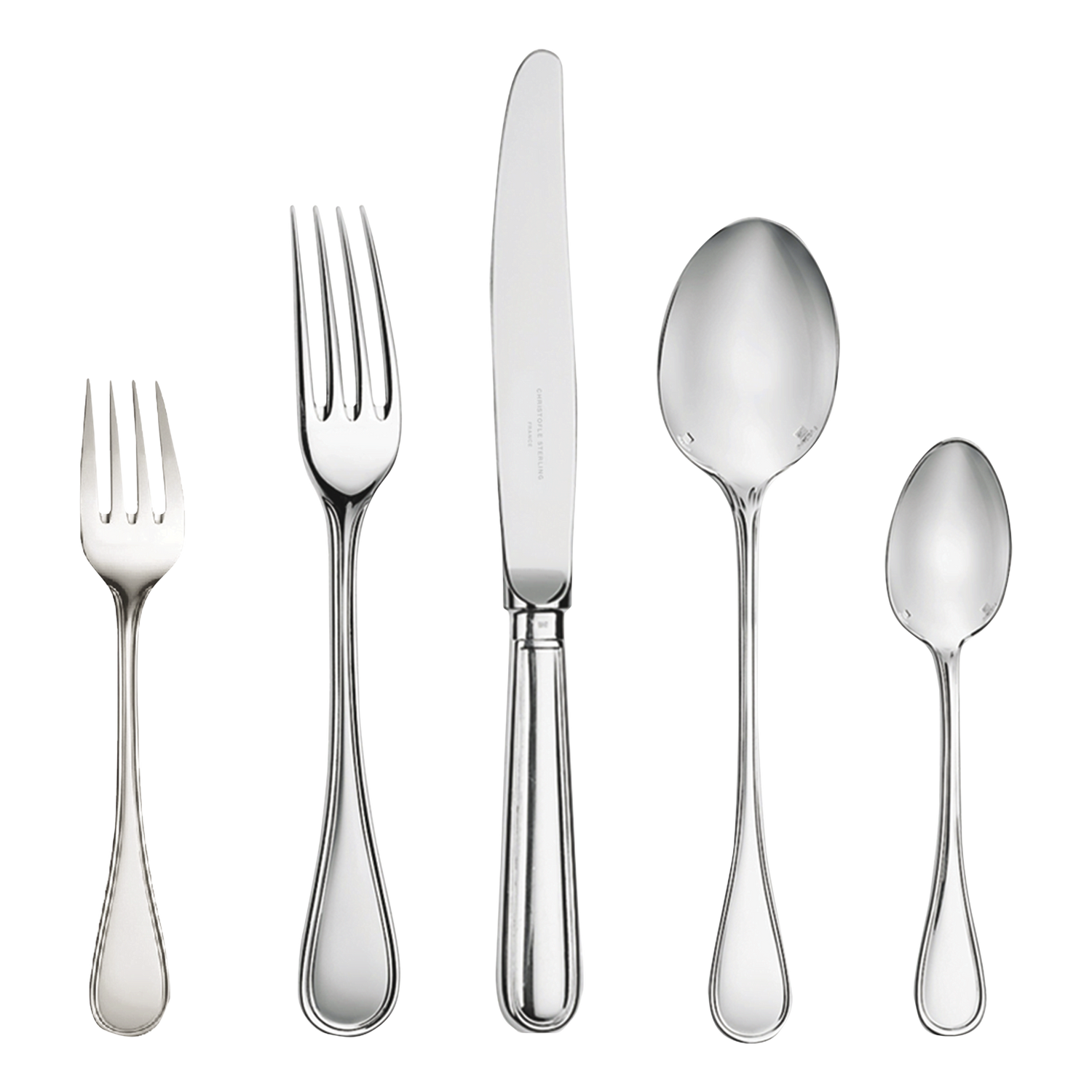 Christofle Albi Sterling Silver Place Setting - 5 Pieces