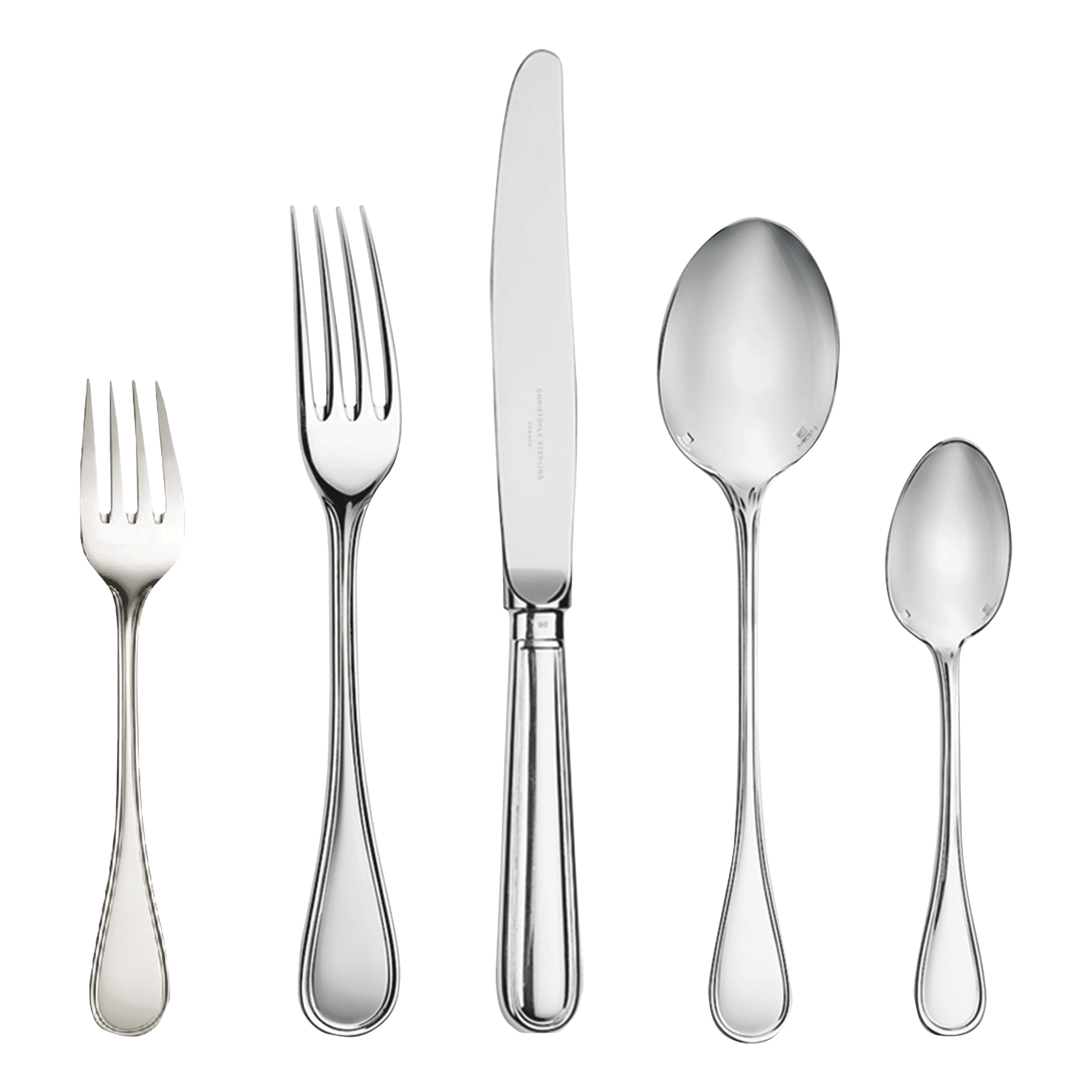 Christofle Albi Sterling Silver Place Setting - 5 Pieces