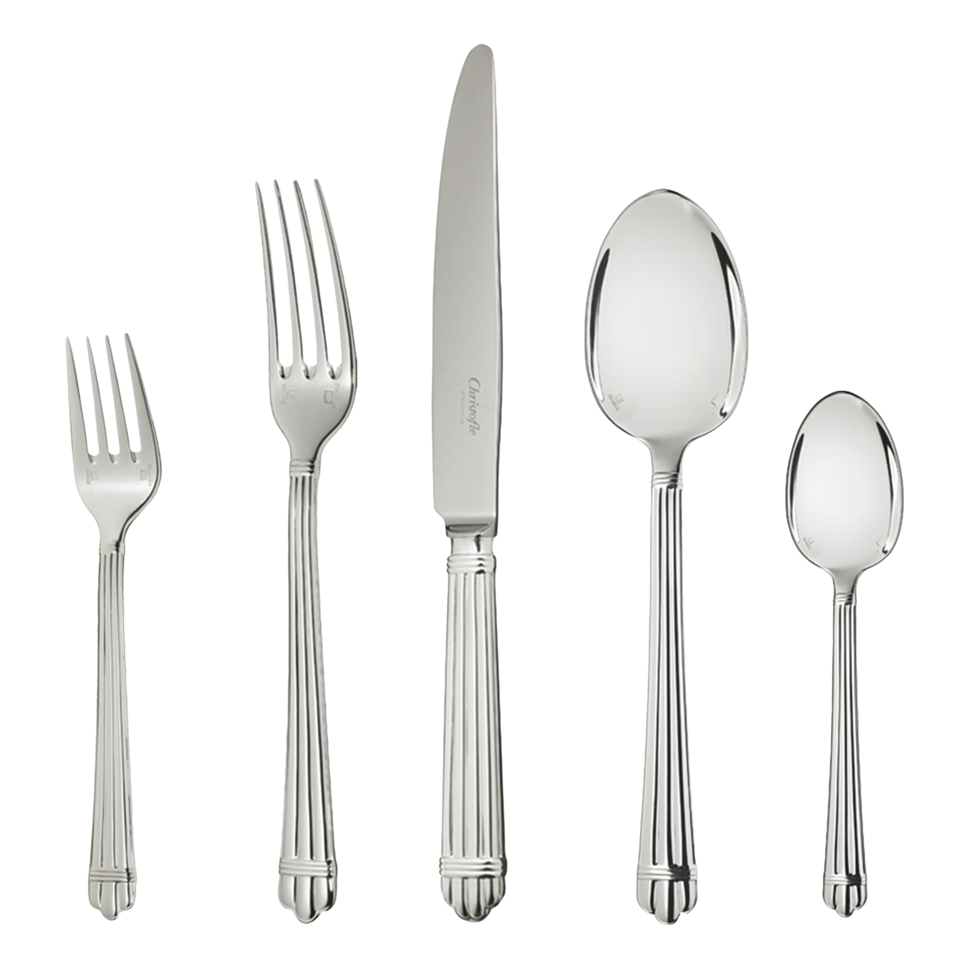 Christofle Aria Silver Plated 5-Piece Place Setting