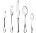 Christofle Malmaison 5-Piece Silver-Plated Flatware Set