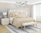 Michael Amini Infinity Duvet Set - Gold
