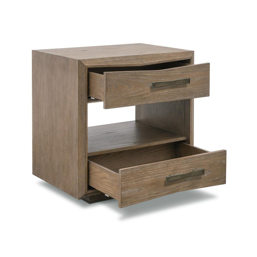 Interlude Claude 2 Drawer Bedside Chest