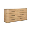 Interlude Lola 6 Drawer Dresser