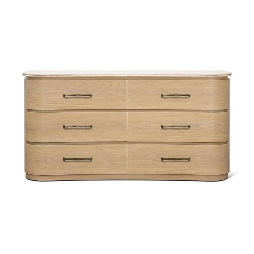 Interlude Lola 6 Drawer Dresser