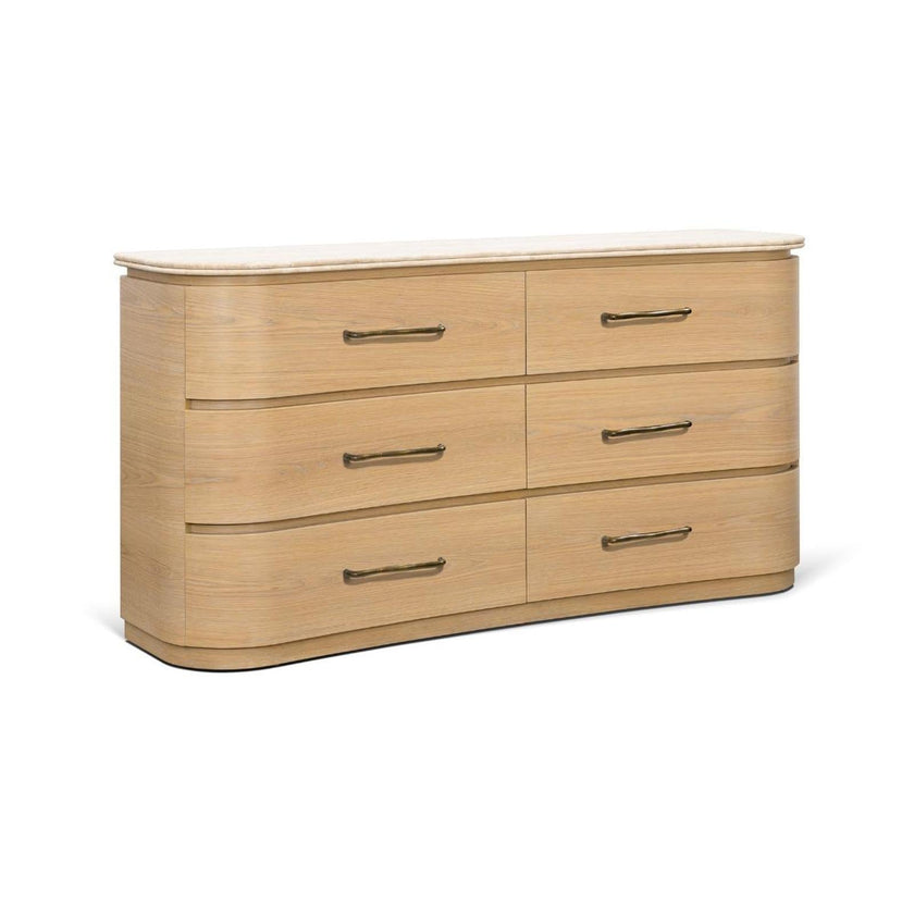Interlude Lola 6 Drawer Dresser