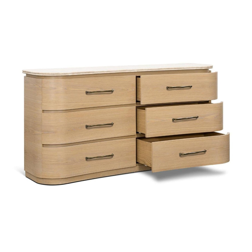 Interlude Lola 6 Drawer Dresser