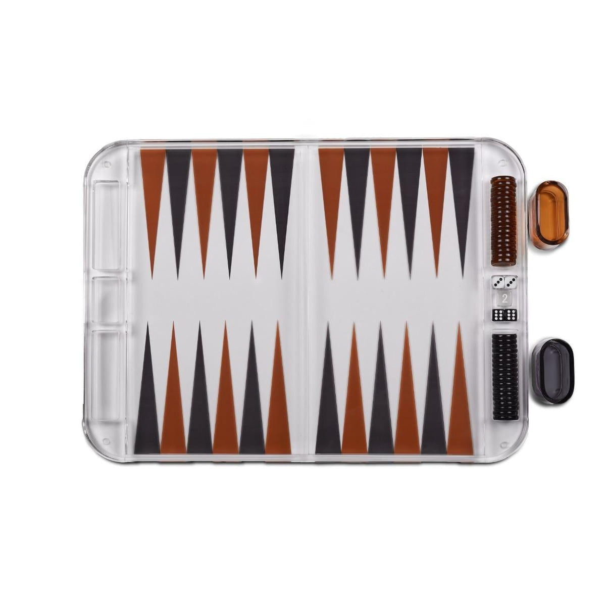 Interlude Miami Acrylic Backgammon