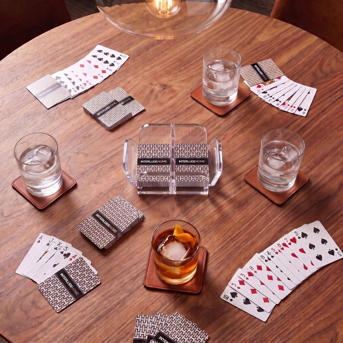 Interlude Miami Acrylic Canasta