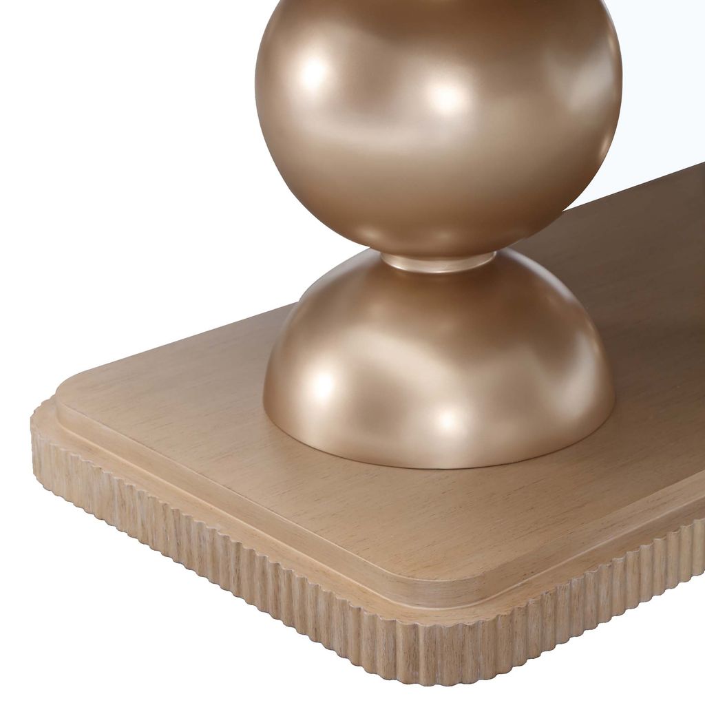 Michael Amini West Kensington Rectangular Dining Table - Sea Salt Caramel