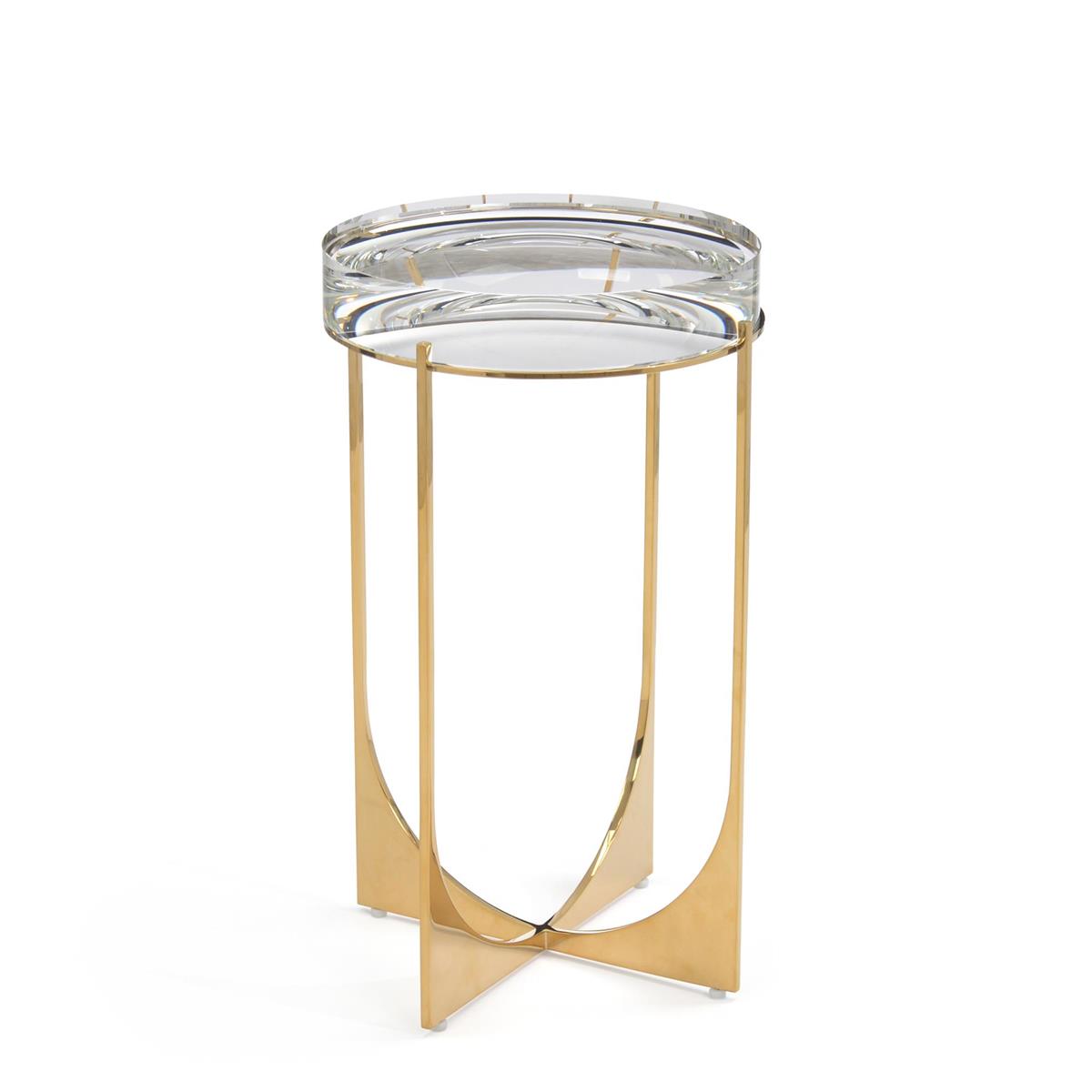 John Richard Svelte Martini Table I, Brass