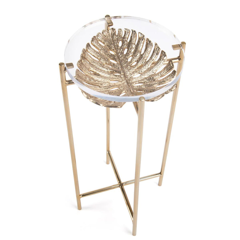 John Richard Palm Accent Table