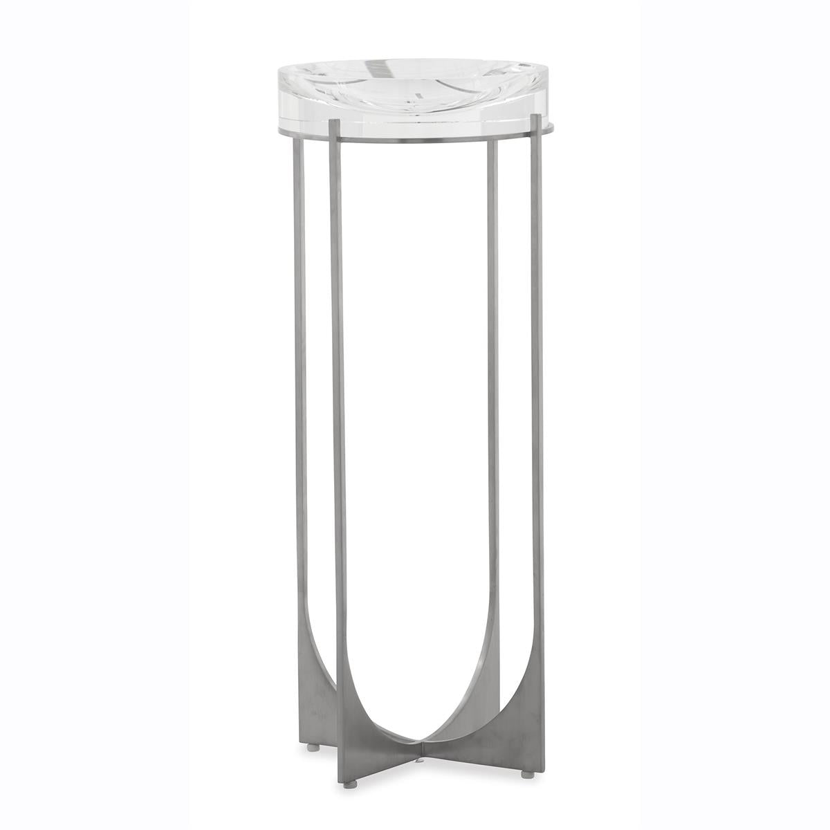 John Richard Svelte Martini Table II, Silver