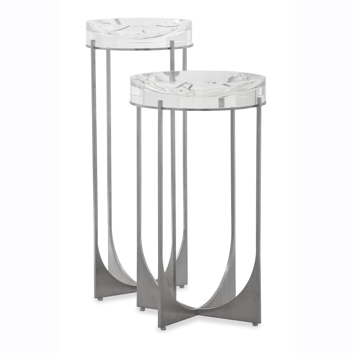 John Richard Svelte Martini Table I, Silver