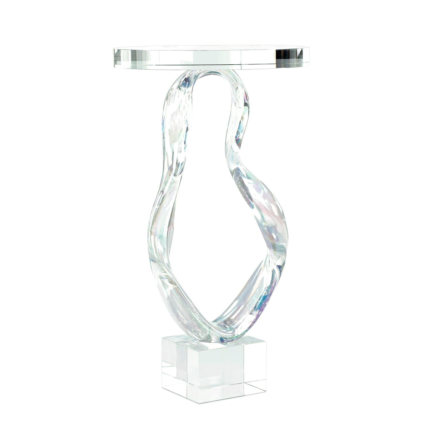 John Richard Prismatic Loop Martini Table