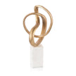 John Richard Intertwined Sculpture in Gold