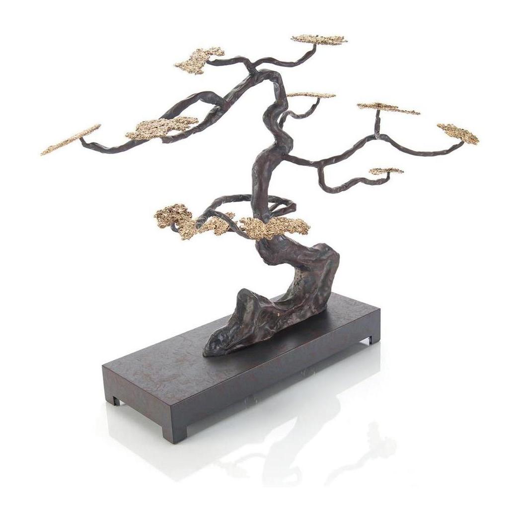 John Richard Decor Windswept Sculpture in Antique Brass