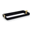 John Richard Black Suede and Mirror Tray