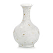 John Richard White Porcelain Vase with Gold